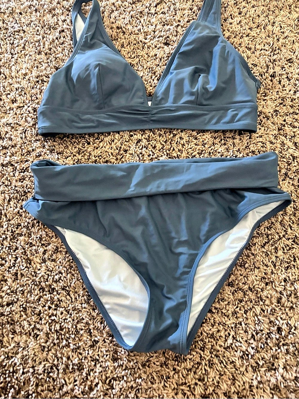 Cupshe Blue Bikini Set Like New